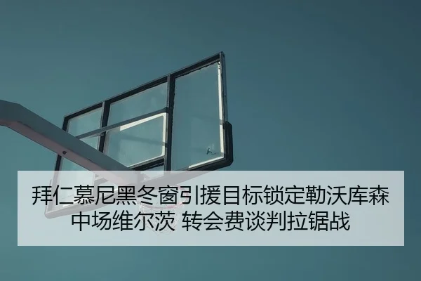 拜仁慕尼黑冬窗引援目标锁定勒沃库森中场维尔茨 转会费谈判拉锯战