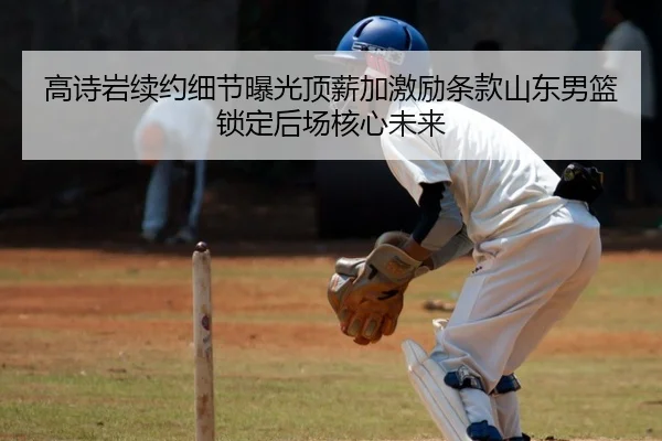 高诗岩续约细节曝光顶薪加激励条款山东男篮锁定后场核心未来